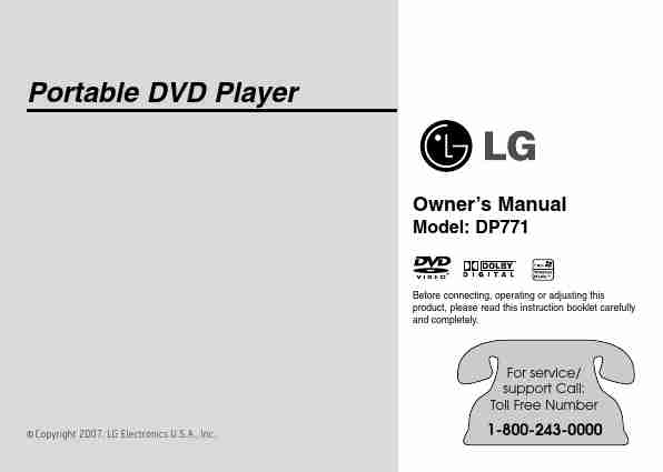 LG Electronics Portable DVD Player DP771-page_pdf